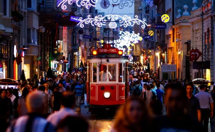 Istikal Street Night